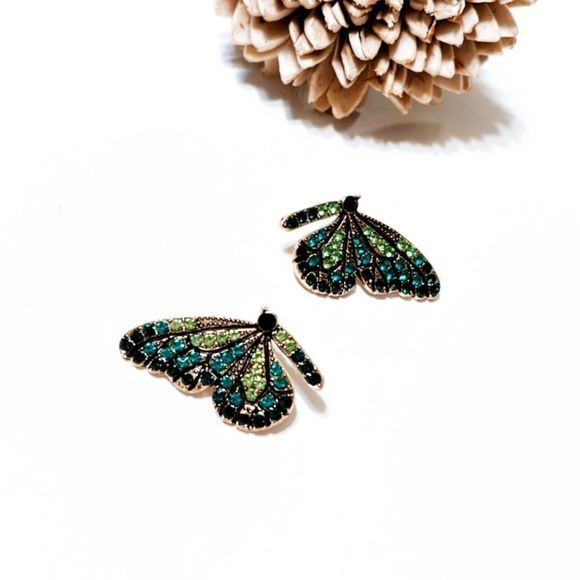 Anthropologie Jewelry - Butterfly stud earrings M8
